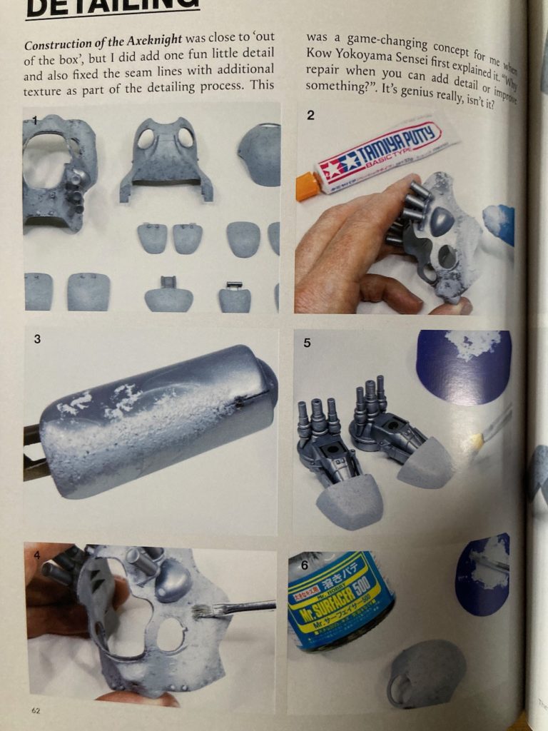 Detailling putty model kit